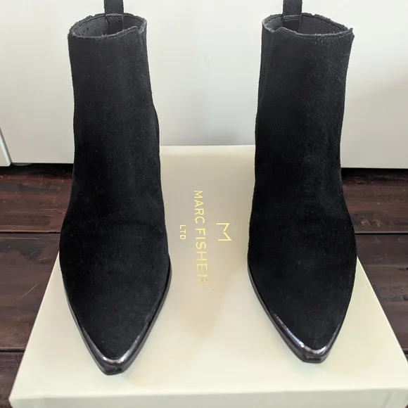 Marc Fisher Black Women's Ankle Boots - Picture 10 of 15